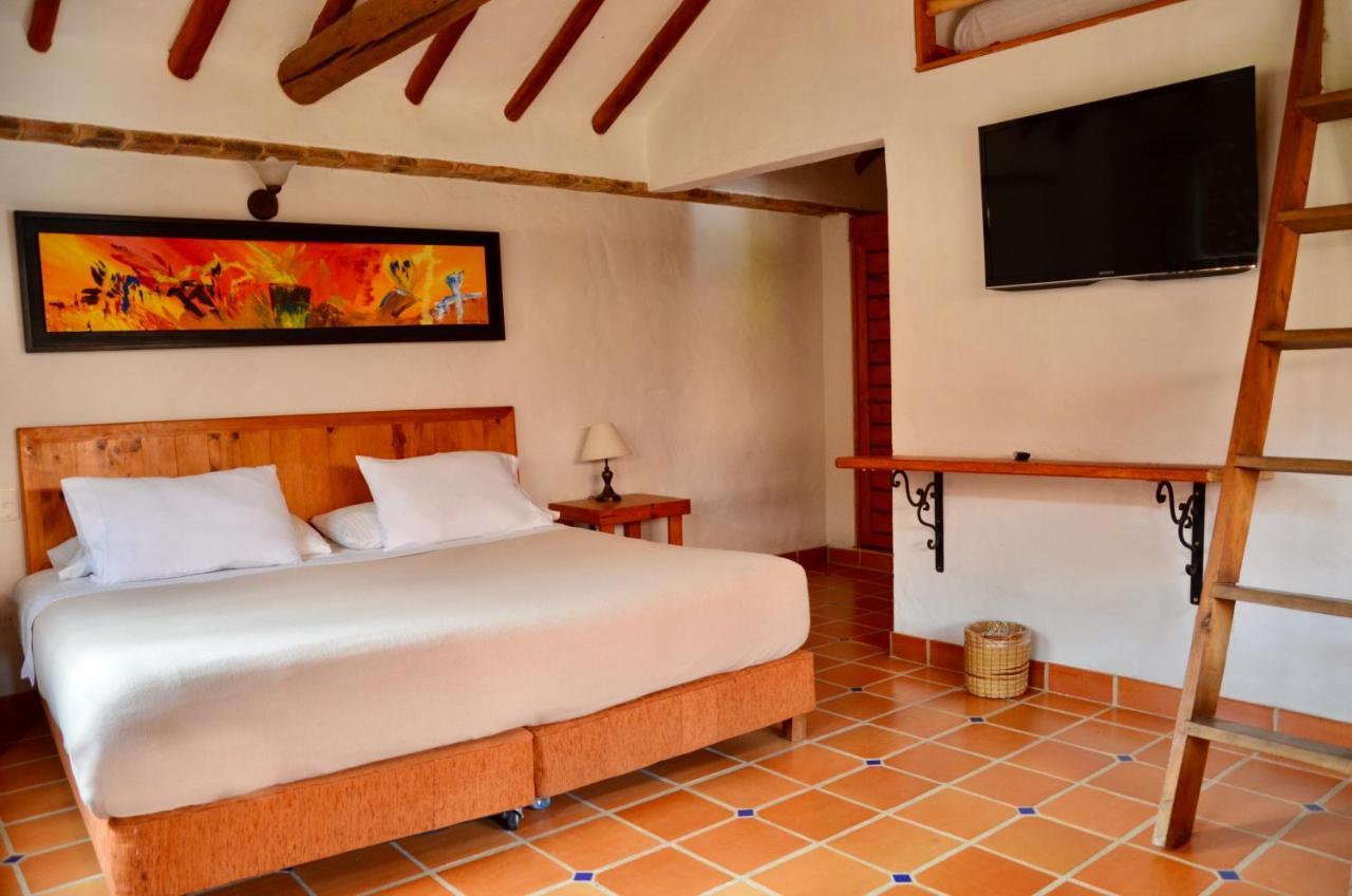 Hotel Plaza Mayor Villa de Leyva Bagian luar foto